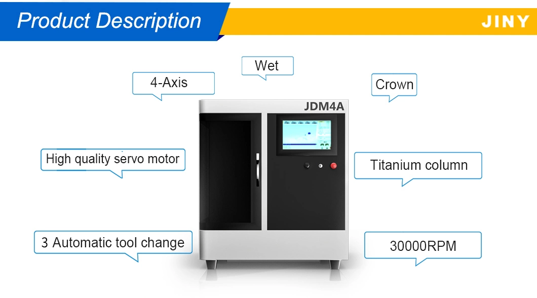 4-Axis Dental CAD Cam Milling Machine Dental Equipmentmade in China for Lab