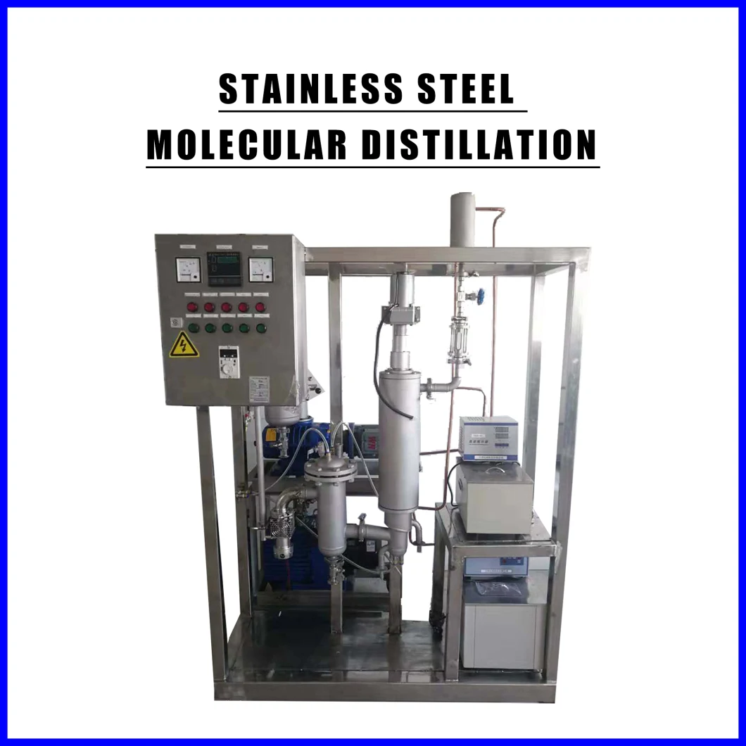 Laboratory Short Path Vacuum Wiped Film Distillator