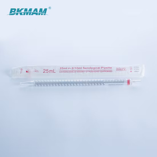 滅菌実験室使い捨てプラスチック血清学的ピペット 1 ml 2ml 5ml 10ml 50ml 滅菌実験室医療測定血清学的ピペット 1ml 2ml 5ml 10ml 25ml、50ml