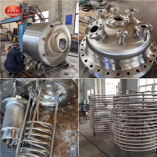 化学圧力反応容器の価格 3000L 5000L 1000L 20000L ステンレス鋼連続高圧撹拌タンク反応器